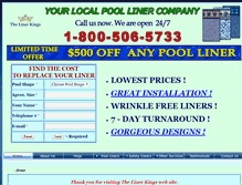 Tablet Screenshot of aaalinerexperts.com
